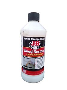 J-B Weld Original Version 40001 Wood Restore Liquid Hardener-16 oz 816 Sh