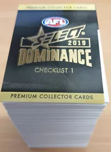 2019 Select Dominance FULL BASE Set (220 Cards) - Bild 1 von 1