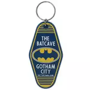Warner Bros DC Comics Batman Batcave Gotham City Hotel Room Keychain New Ship - Picture 1 of 9