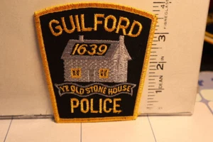 police patch  GUILFORD POLICE CONNECTICUT  1639 - Picture 1 of 1