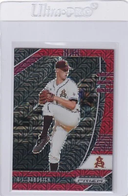 2020 PRIZMS MOJO RED RC R.J. DABOVICH BOSTON RED SOX PRIZM DRAFT E2320 - Image 1 of 2