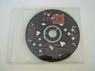 5" CD Single THE KNACK - WON'T LET GO / ACES & EIGHTS 4:15 Promotion Only - Slim - Image 1 of 4