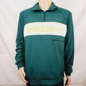 Adidas Men's Lifestyle NY Windbreaker IS3318 Collegiate Green Size Large L - Picture 1 of 6