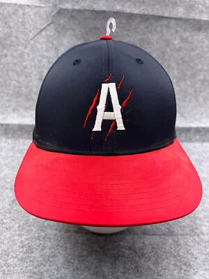 Gorra ajustada con logotipo A Richardson extra grande azul rojo malla de poliéster PTS Lite Foto 1 de 4