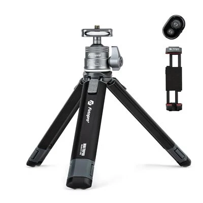 Fotopro SY-390 Juego de Mini Trípode para Cámara Extensible, Trípode Portátil de Aluminio Foto 1 de 4