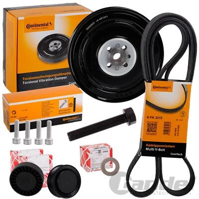 CONTI RIEMENSCHEIBE + RIEMEN+ FEBI ROLLEN für VW T4 BUS TRANSPORTER MULTIVAN 2.5 - Bild 1 von 4