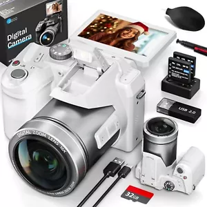Digitalkameras 5K 64MP 16X 3 Zoll Bildschirm WiFi App Control für Fotografie - Bild 1 von 7