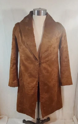 SPOONER  Prague Vintage  Faux Fur coat  Size Small rust brown - Image 1 of 4