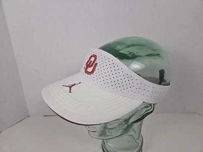 Nike Jordan - Blanco OU Sooners Ventido Gancho y Lazo Visera - OSFM Foto 1 de 4