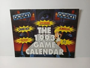 Ocean Nintendo SNES Game Boy Promo 1993 Calendar Jan-Jun Robocop Hook Amiga - Picture 1 of 8