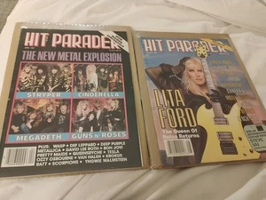Hit Parader Magazine Lot - April 1987 & August 1990 - Picture 1 of 6