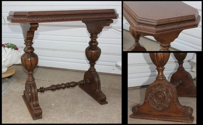 Antigua lámpara caballete con acento lateral medallón renacimiento francés antiguo Foto 1 de 4