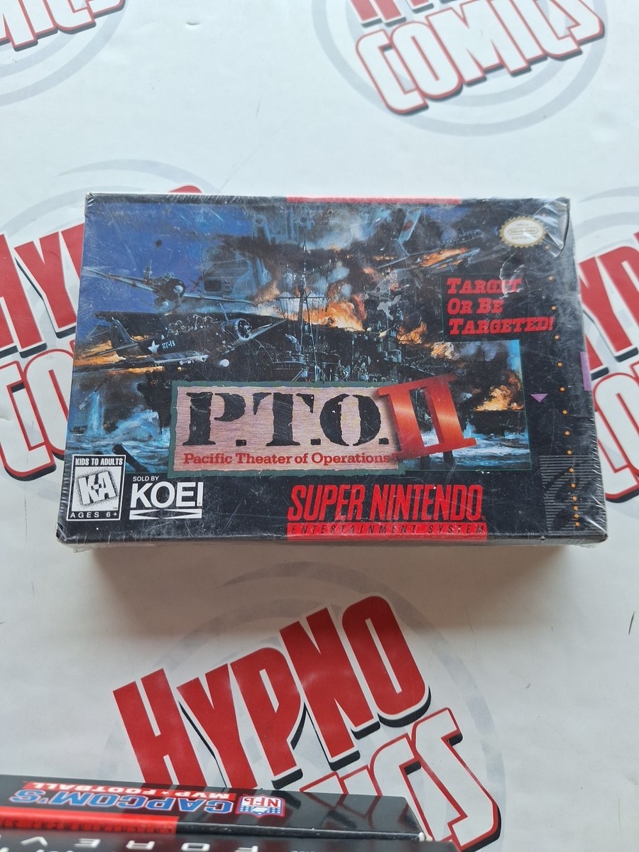 スーパーファミコン - SFC★P.T.O. Pacific Theater of Operations P.T.O. Pacific Theater of Operations for Super Nintendo