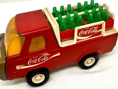 Camión de reparto Buddy L Coca-Cola vintage años 60 Japón - con cajas y botellas Foto 1 de 4