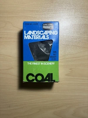 Material de paisajismo de carbón realista artículo 01105 15 oz modelo paisaje nuevo stock antiguo Foto 1 de 4