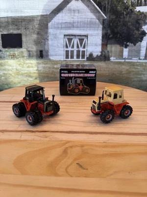 Tractores de juguete agrícolas escala 1/64 Ertl Case 1470 negro noche y 1470 crema/naranja 4x4 Foto 1 de 4