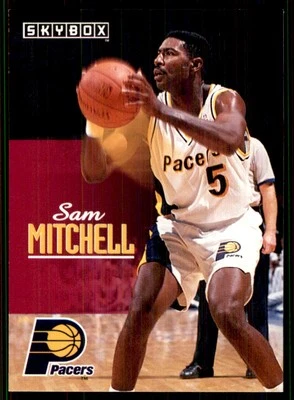 1992-93 SkyBox Sam Mitchell Indiana Pacers #347 - Image 1 of 2