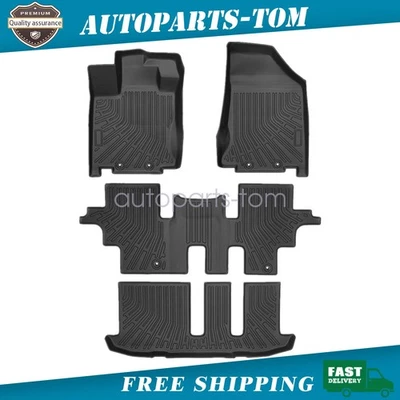 Alfombrillas TPE 3D forro para Nissan Pathfinder 2013-2020 Infiniti QX60 2014-2020 Foto 1 de 4