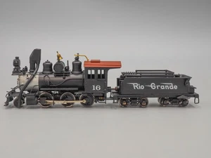 United Scale Models HOn3/1:87 Rio Grande 2-6-0 locomotiva a vapore #16 (venduta così com'è) - Foto 1 di 9