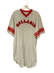 T-shirt BELLAGIO (OSFM) orlo rosso grano nuova vecchio stock nuova senza etichette mai indossata - Foto 1 di 4