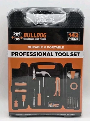Bulldog Juego de Herramientas Profesionales 142 Piezas con Estuche Duradero Portátil BD-142-0  Foto 1 de 4
