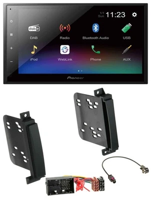 Pioneer USB Bluetooth DAB 2DIN MP3 Autoradio für Jeep Grand Cherokee Dodge Duran - Bild 1 von 4