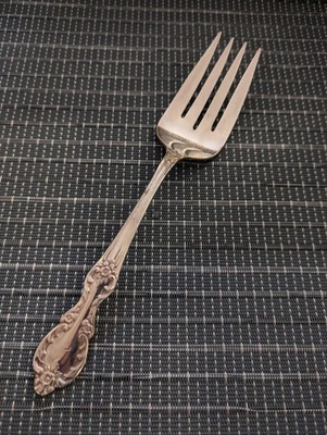 International Silver Wm Rogers GRAND ELEGANCE Silverplate Cold Meat Serving Fork - Image 1 of 4