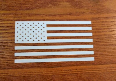 USA Flag decal sticker vinyl graphic American car truck window - Image 1 of 2