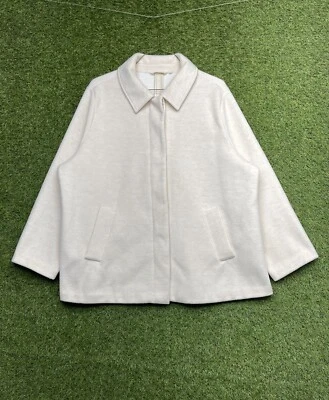 Soft Surroundings Blazer Womens 2XL Soft Mid Length Jacket Beige Casual Throw - Image 1 of 4