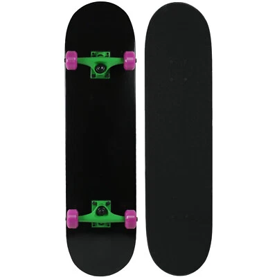 Krown Rookie Skateboard Complete Black 7.75"