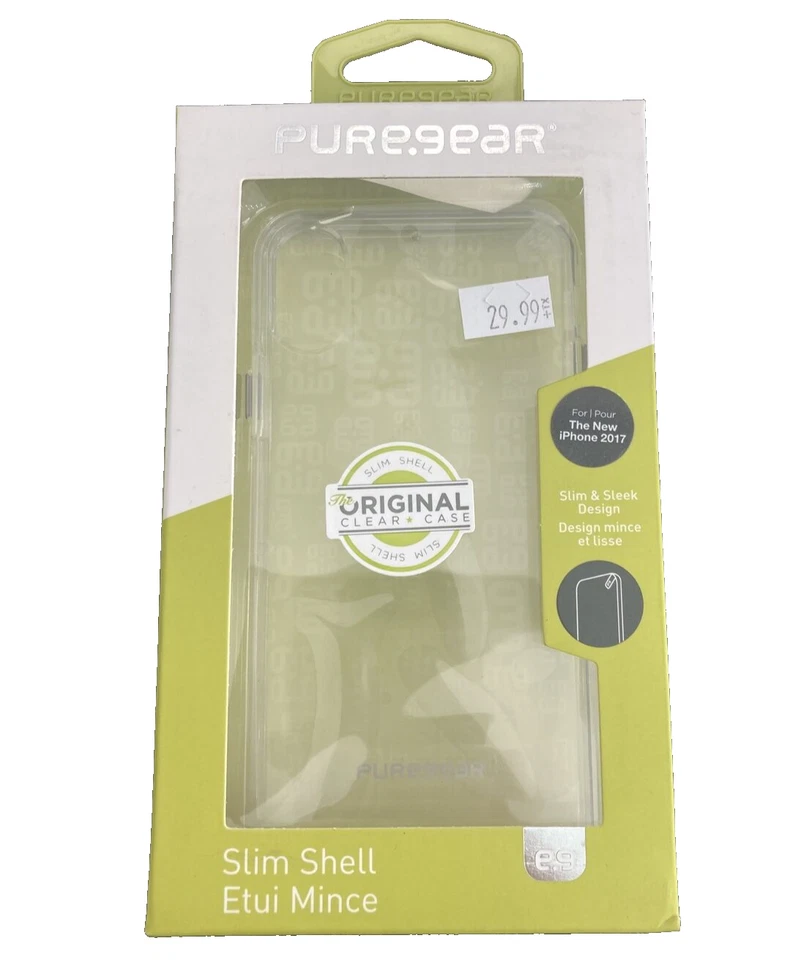 Funda rígida PureGear Slim Shell Series para Apple iPhone X - Transparente Foto 1 de 1