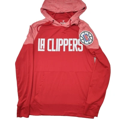 Sudadera Fanatics Los Angeles Clippers Para Hombre Pequeña Roja Ligera Baloncesto Foto 1 de 4