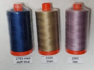 Aurifil 50 wt Sewing and Quilting Thread 100% cotton 1,422 yds - Image 1 of 2