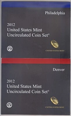 2012 United States Mint Uncirculated Coin Set - Image 1 of 2