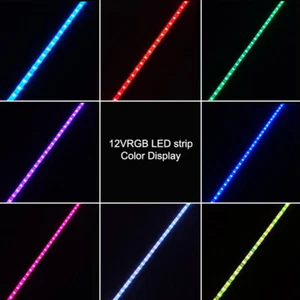 LED 5V 12V RGB Colorful Computer Case Light DIY Desktop PC Tower Motherboard - Afbeelding 1 van 18