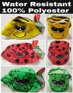 Kids Bucket hat Water resistant animal Themed Toddler Boys Girls Sun Baby Summer - Picture 1 of 12