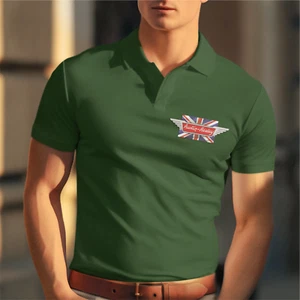 Customisable Retro Vintage Classic Healey Premium Quality Poloshirt  XS-4XL - Picture 1 of 10