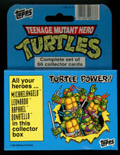 1990 Topps Teenage Mutant Ninja Turtles Collector Set Box 66 Cards