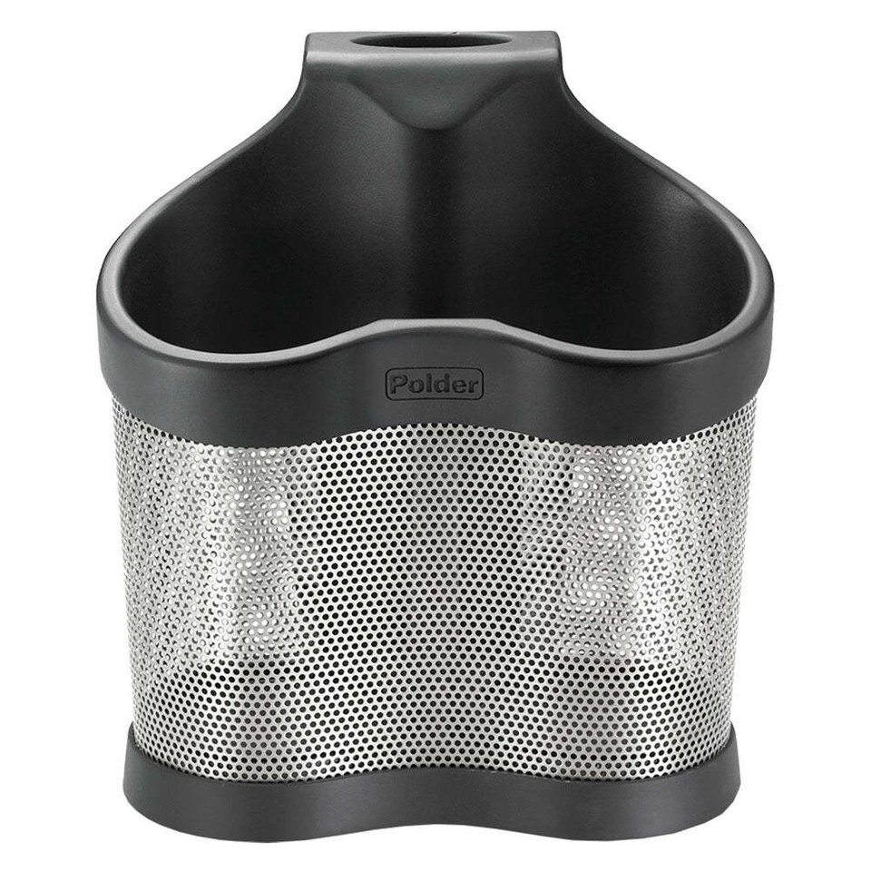 Polder Styling Station Black Stainless Steel Mesh Heat Resistant Silicone Inner Foto 1 de 1