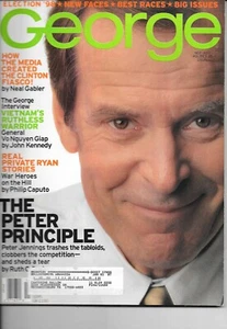 NOVEMBER 1998 GEORGE MAGAZINE - PETER JENNINGS - JFK JR - NICE - Picture 1 of 1
