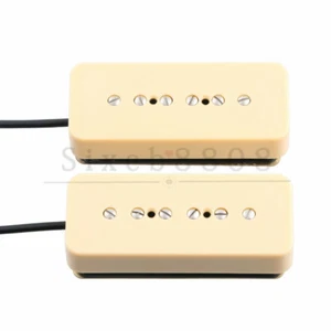 Stacked P90 Soapbar Pickup Humbucker Pickups Alnico 5 Magnet Ivory - Picture 1 of 6