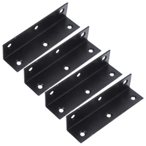 4pcs L Brackets Corner Brackets Wood Shelf Brackets L Angle Brackets - Picture 1 of 12