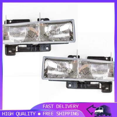 Conjunto de faros 2 PSC TYC izquierda derecha para GMC 1990-2002 PG Foto 1 de 4