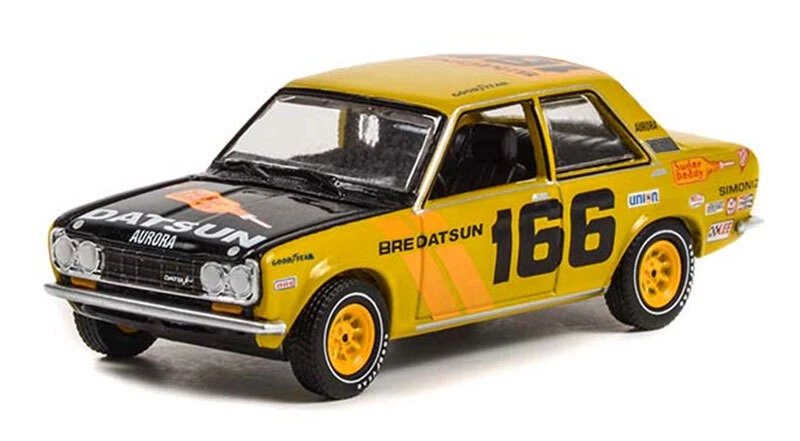 GREENLIGHT - 1973 DATSUN 510 4 porte #166 della serie ALL-TERRAIN in blister ... - Immagine 1 di 1