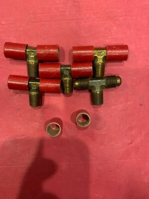 MUELLER/STREAMLINE/JB INDUSTRIES 5 Brass TEE, Flared, 1/4MF X 1/4MF x 1/8 NPT MALE ON BRANCH, Mueller/JB# T1-4A