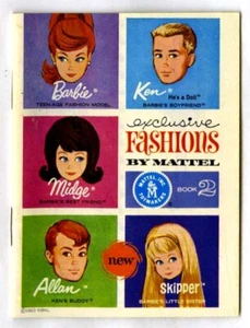Vintage Barbie Booklets Exclusive Fashions Book 2 1963 Mattel ORIGINAL Katalog - Bild 1 von 1