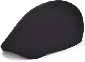Men’S Newsboy Gatsby Hat Vintage Beret Flat Ivy Cabbie Driving Hunting Cap for B - Picture 1 of 6