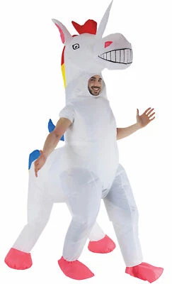 Unicorn Inflatable 4 Legged Adult Costume - Image 1 of 2