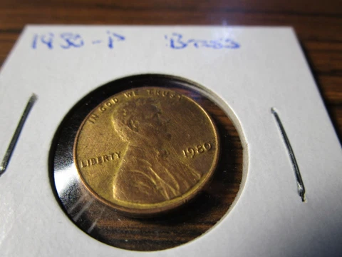 1980 "Yellow Jacket" Brass Penny Oddity Cover