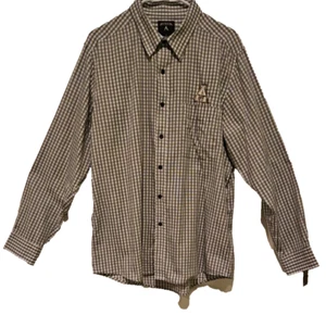 Antigua Appalachian State Logo Men's Long Sleeve Button Up Shirt Size Large - Picture 1 of 5